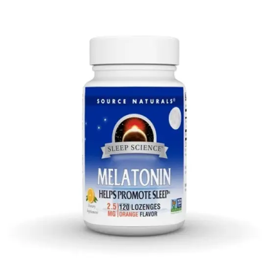Melatonin 2.5mg Sublingual-Orange by Source Naturals, Inc.  -  120 Lozenge image {3}