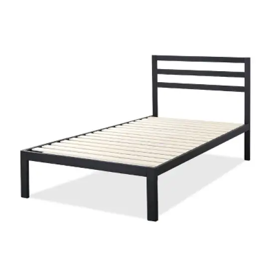 14" Mia Modern Studio Platform 1500H Metal Bed Frame - Zinus image {7}