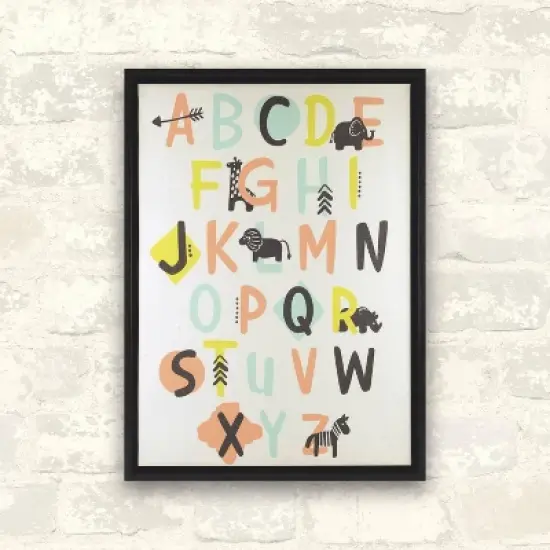 RoomMates Framed Wall Poster Prints Alphabet image {4}