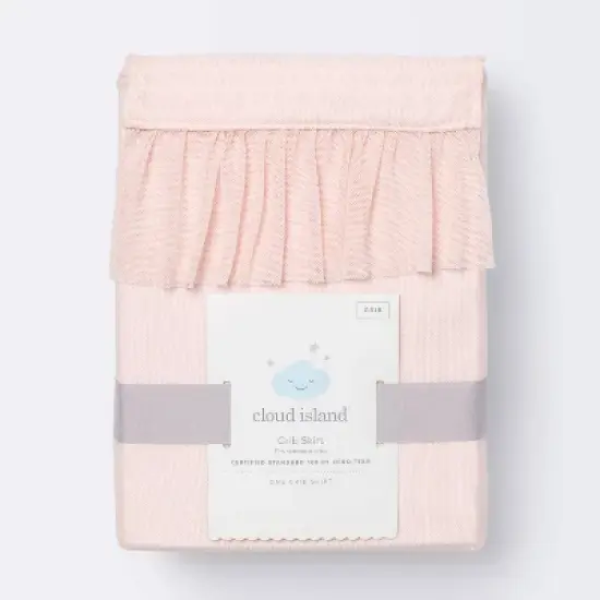 Crib Skirt Tulle - Cloud Island&trade; Light Pink image {2}