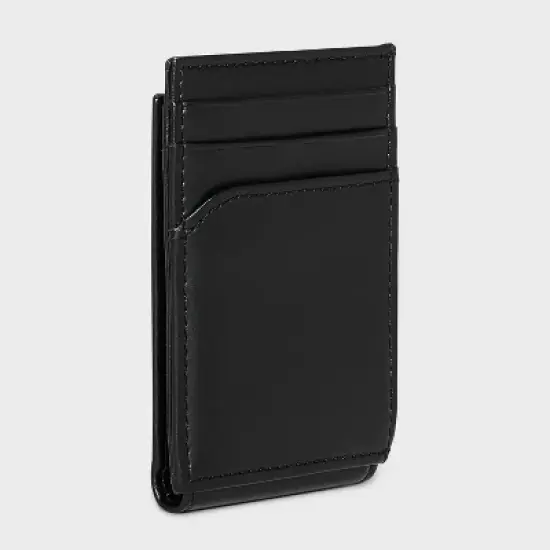 Men's RFID Card Case - Goodfellow & Co&trade; Black image {2}