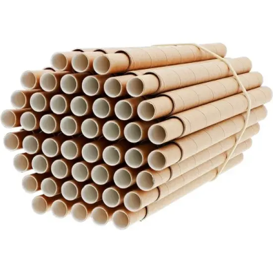 Bright Creations 100 Packs Mason Bee Nesting Tubes Refills and Inserts, Outdoor Garden Bees Cardboard Tube Refillable Mason Bee Nest House, 8mm & image {2}