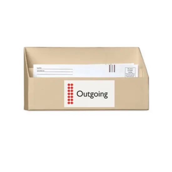 Avery Copier Mailing Labels, Copiers, 1.5 x 2.81, White, 21/Sheet, 100 Sheets/Box image {3}