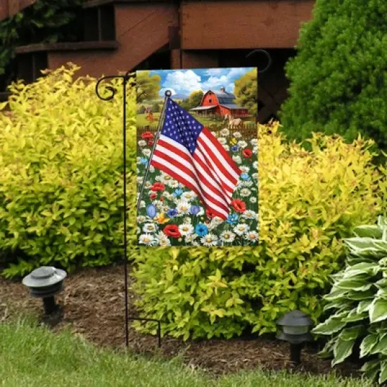 Briarwood Lane Summer Garden Flag 12x18 For Outdoor American Flower Field For Summer Garden Flag Flags For Outside image {3}