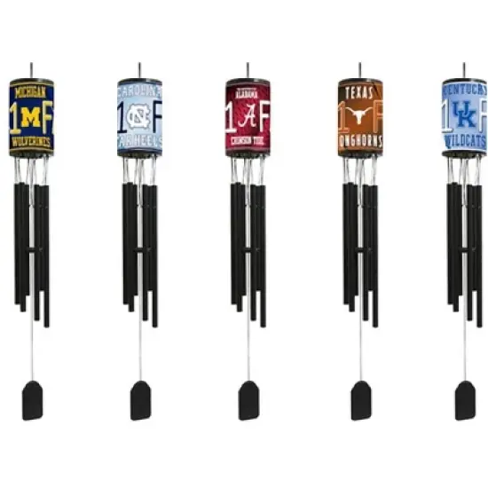 NCAA Wind Chime, #1 Fan with Team Logo - Gonzaga Bulldogs image {1}