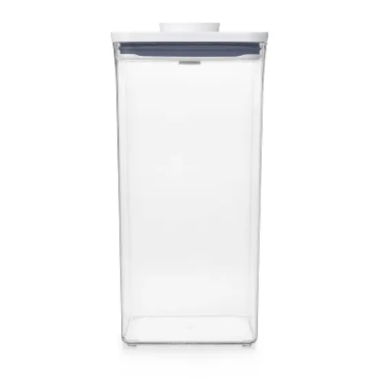 OXO POP 6qt Plastic Big Square Airtight Food Storage Container White image {2}