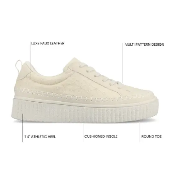 Journee Women's Pazey Platform Casual Sneakers image {7}