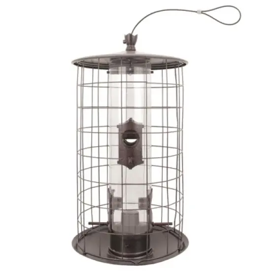 Perky-Pet Wild Bird 3 lb Metal Wire Wire Cage Bird Feeder 4 ports (Case of 2) image {1}
