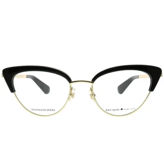 Kate Spade  807 Womens Cat-Eye Eyeglasses Black 50mm image {1}