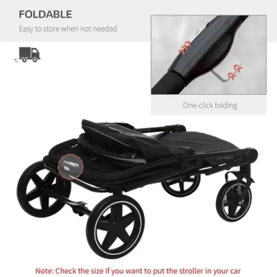 Gulches Pet Strollers: Gray One-Click Foldable Stroller for Medium to Large Dogs image {6}