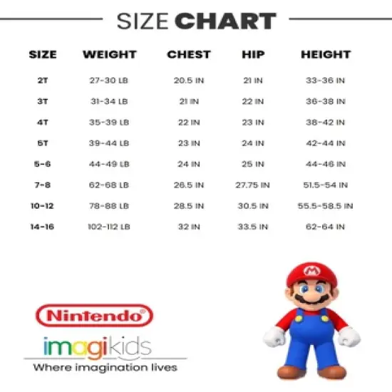 SUPER MARIO Nintendo Mario Rash Guard Swim Shirt Toddler image {6}