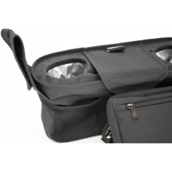 Hoovy Stroller Organizer with Storage, Insulated Cupholders & Detachable Bag image {2}
