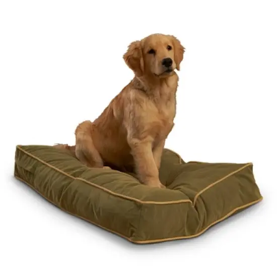 Kensington Garden Buster Rectangle Pillow Dog Bed - Moss image {6}