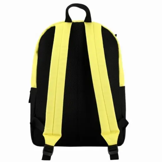 Pokemon Pikachu Anime Cartoon Yellow & Black Polyester Tech Backpack image {4}