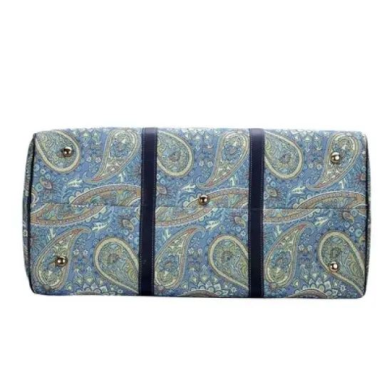 Signare USA Paisley Blue Big Holdall/Duffel Bag image {2}