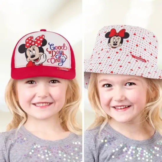 Minnie Mouse Girls Baseball cap & Bucket Sunhat image {1}