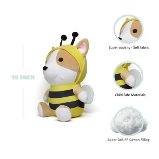 Avocatt Corgi Bee Plush image {1}