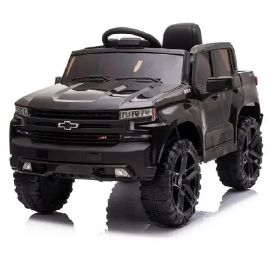 Kids Ride on Truck，12V Electric Ride on Car，Electric Vehicle with Remote Control, MP3/Bluetooth, Spring Suspension, LED Light image {6}