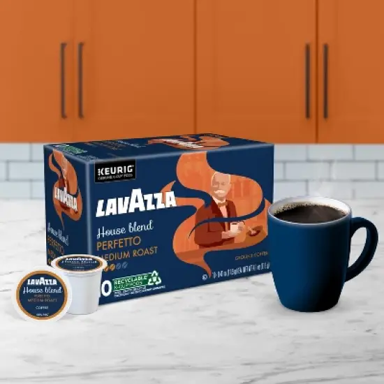 Lavazza House Blend Perfetto Single-Serve Coffee K-Cup&reg; Pods for Keurig&reg; Brewer, 60 Count image {1}