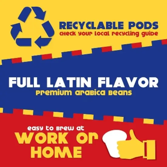 Mucho Gusto Colombian Medium Flavored Coffee Pods,Compatible Keurig 2.0, 40 Ct image {8}