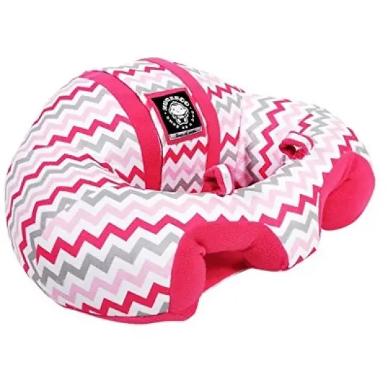 The Original Hugaboo HUG4192 Infant Sitting Chair, Pink Chevron image {4}