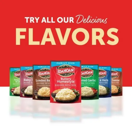 Idahoan Gluten Free Buttery Homestyle Mash Potatoes - 8oz image {9}
