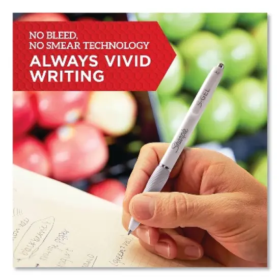 Sharpie S-Gel Retractable Gel Pen Medium Point Black Ink Dozen (2126232)  image {6}