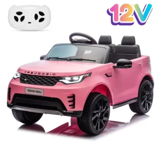 Garvee 12V Kids Electric Ride-On Car with Remote &ndash; Land Rover Licensed Toy Vehicle with LED Lights, Music, Seatbelt & Dual Motors image {12}