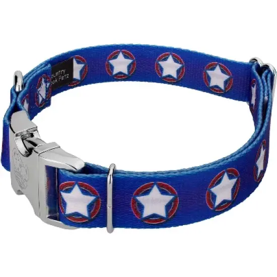 Country Brook Petz Premium American Stars Dog Collar image {1}