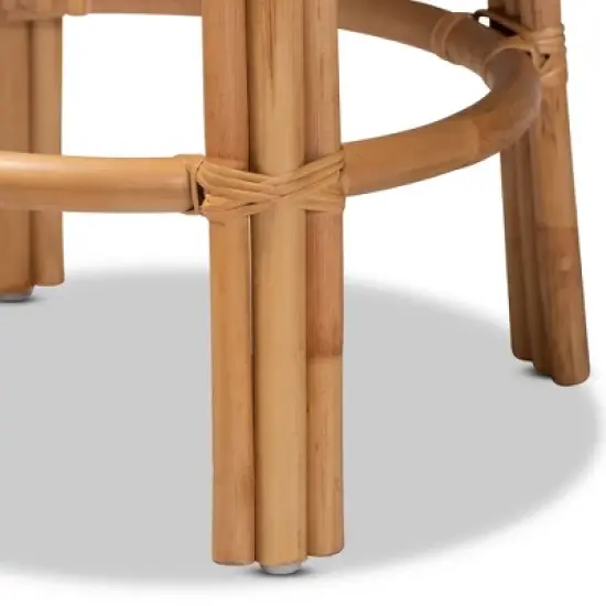 Orchard Rattan Counter Height Barstool Natural/Brown - bali & pari image {3}