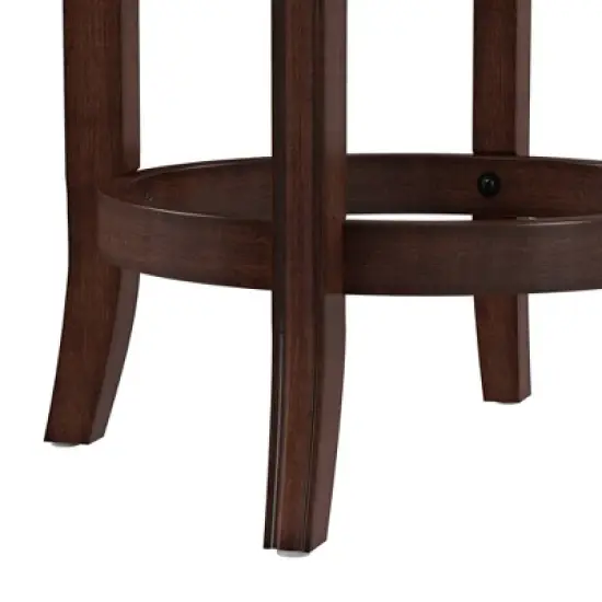 25" Dartford Swivel Counter Height Barstool Brown/Black - Hillsdale Furniture image {8}