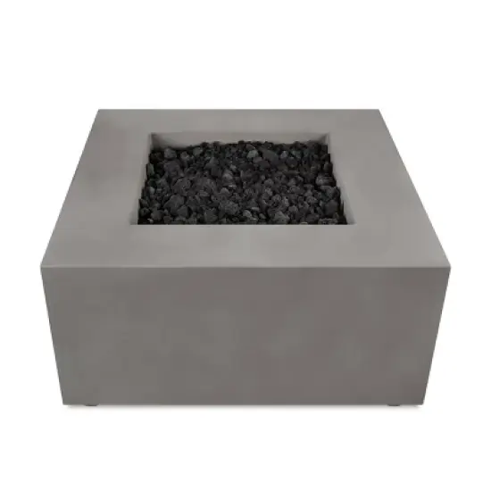 Caraga Casual Square Propane Fire Table - Flint image {2}