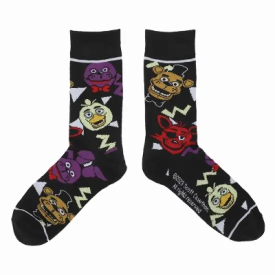 Five Nights at Freddy's Adult Casual Crew Socks (Pack of 5) image {2}