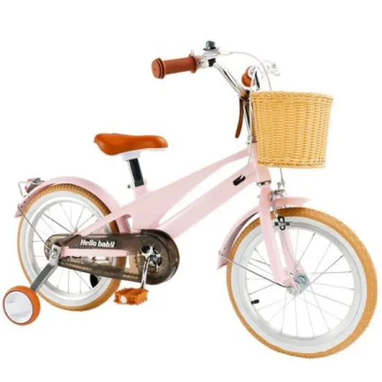 Topteng 16" Kid's Bike Child Bicycle for Boys and Girls with Basket image {12}