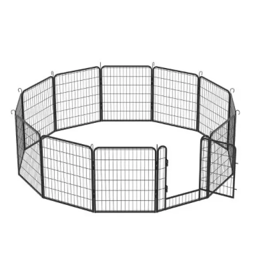 Metal Pet Playpen,Dog Pen Outdoor,Play Pen For Puppy,Rabbit Playpen,Chicken Wire Fence,Poultry Netting,Dog Corral Indoor-Cuddlewood image {5}