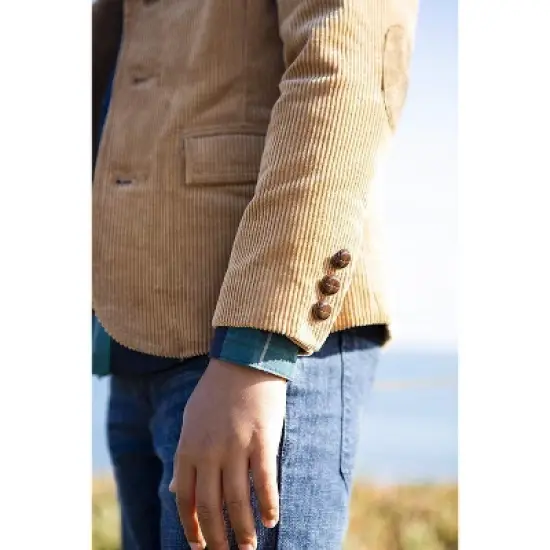 Hope & Henry Boys' Corduroy Blazer with Elbow Patches, Infant image {6}