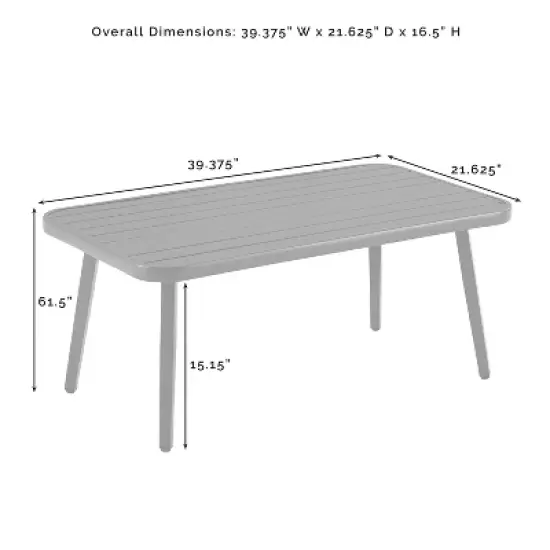 Haven 2pc Outdoor Wicker Conversation Set - Light Gray - Crosley image {18}
