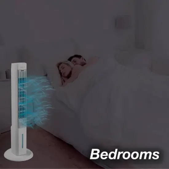 Arctic Air Tower +: Electric Portable Cooling Fan, Quiet Operation, 4 Speeds, Black, 103 CFM, No Assembly Required image {5}