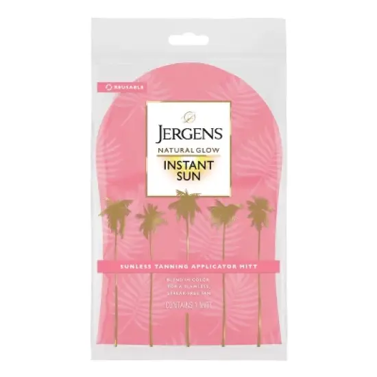Jergens Natural Glow Instant Sun Application Mitt For Self Tanners, Streak-Free Sunless Tanning Glove image {6}