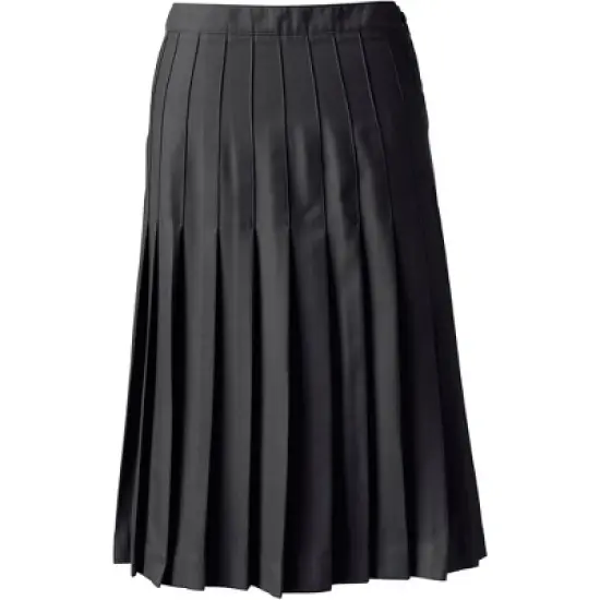 Lands' End Lands' End School Uniform Women's Solid Pleated Skirt Below the Knee image {1}