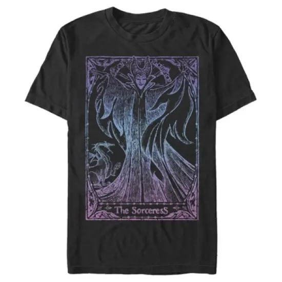 Men's Sleeping Beauty Maleficent Sorceress Card T-Shirt image {2}
