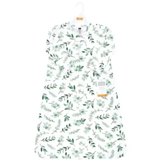 Hudson Baby Long Sleeve Cotton Jersey Sleeping Bag, Sack, Blanket, Eucalyptus image {1}