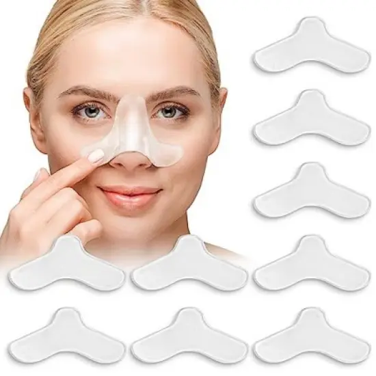 Impresa 10 Pack Nasal Pads for CPAP Mask - CPAP Nose Pads - CPAP Supplies for CPAP Machine - Sleep Apnea Mask Comfort Pad image {8}