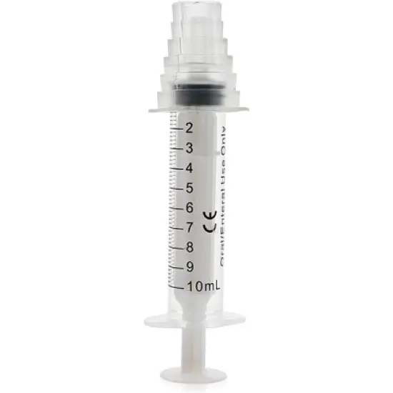 Bright Creations 10 Pack Oral Medicine Syringes with Bottle Adapter (Transparent) image {4}