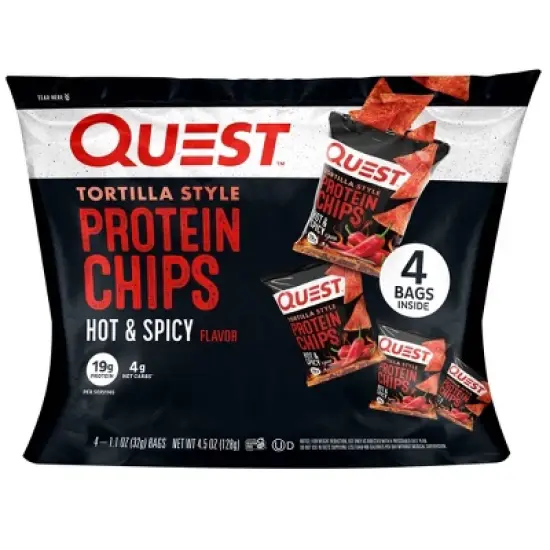Quest Nutrition Chips Hot & Spicy Tortilla image {3}