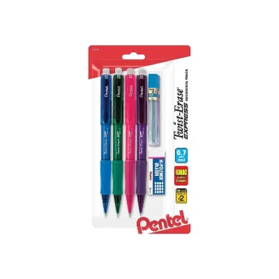 Pentel Twist-Erase EXPRESS Mechanical Pencils No. 2 Medium Lead 730885 image {1}