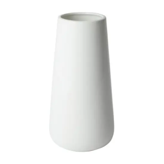 Farmlyn Creek 40 Pack Ivory Natural Dried Pampas Grass Branches with White Ceramic Vase, Plants for Home Decor, 16 in image {3}