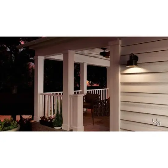 Urban Ambiance Luxury Luxe Industrial Outdoor Wall Light,  10"H x 8-1/2"W,  Olde Bronze Finish, UHP1040 image {1}