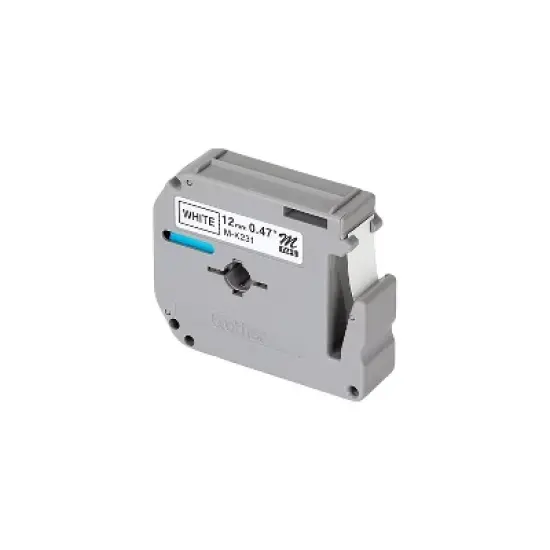 Brother M231 Label Maker Tape 0.47"W Black On White 730788 image {3}