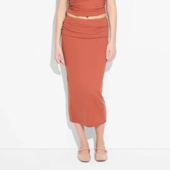 Women's Knit Midi Pencil Skirt - Wild Fable&trade; image {1}